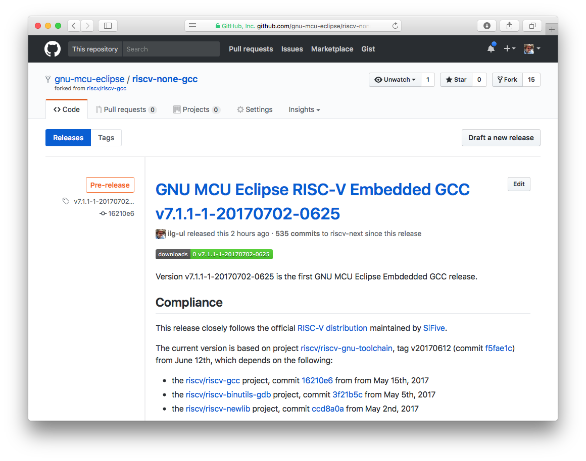 RISC-V Releases