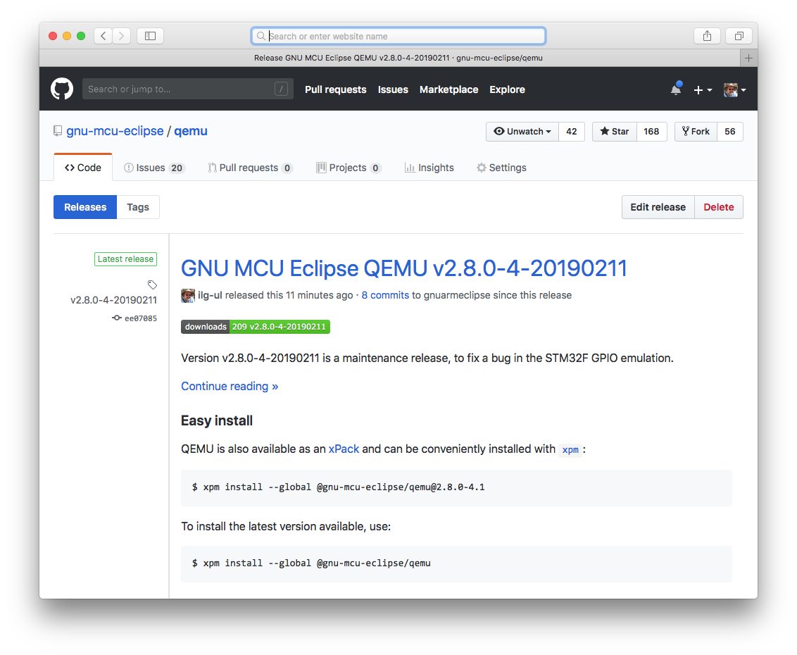 The QEMU Releases page