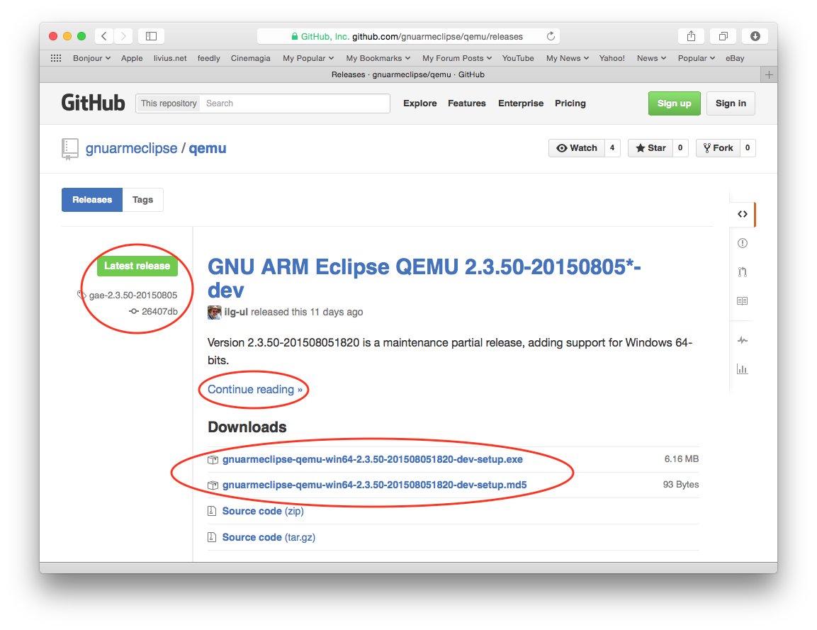 The Latest release view. 