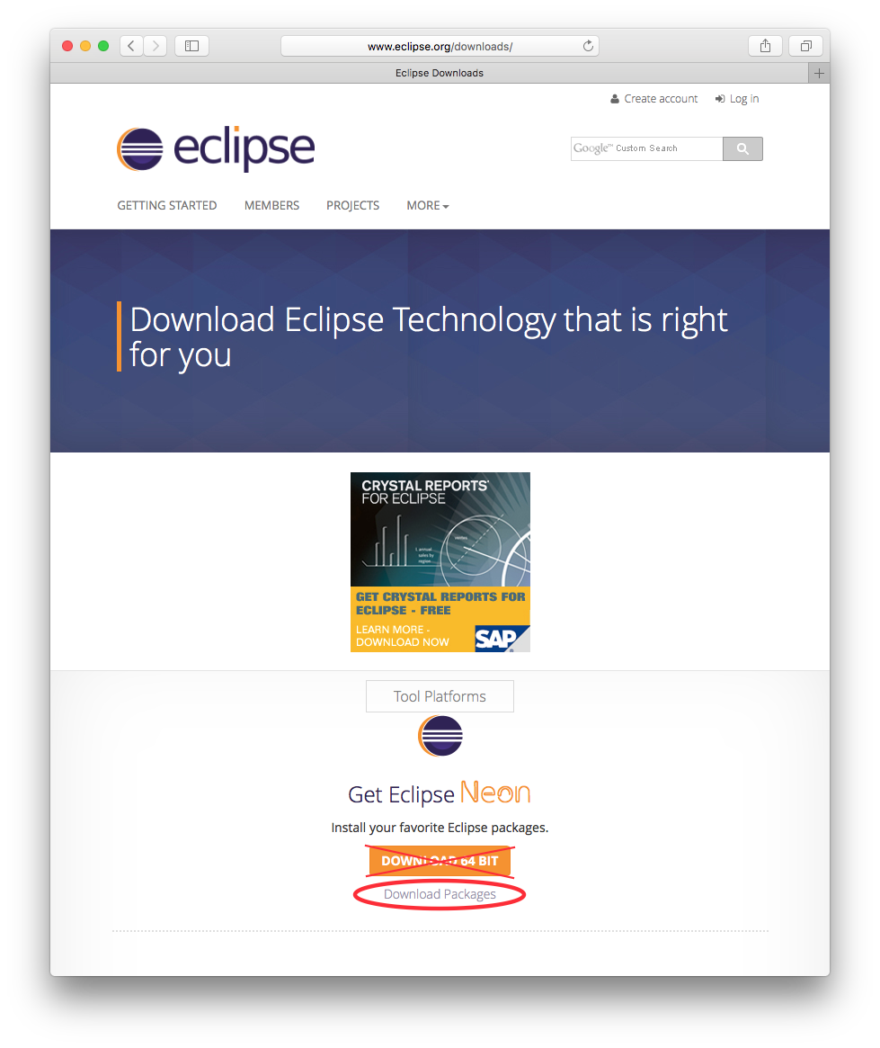 free download eclipse for windows 10